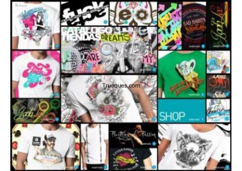 Marca de ropa + tienda online + 50 diseños / john lee tm ""bad habits""