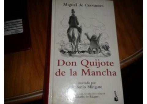 El libro de don quijote de la mancha firmado e ilustrado por mingote