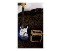 Guitarra electrica palmer color azul