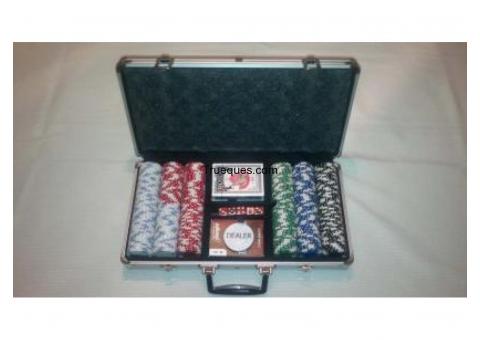 Maletín profesional de poker 300 fichas