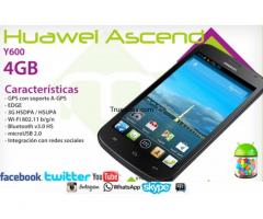 Huawei y600 5 pulgadas 3g cam 5mpx no flash. - 1/1