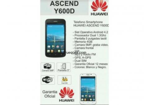 Huawei y600 5 pulgadas 3g cam 5mpx.