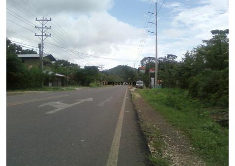 *** cambio lindo terreno frente a la pista hacia playa tamarindo ***