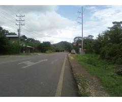 *** cambio lindo terreno frente a la pista hacia playa tamarindo ***