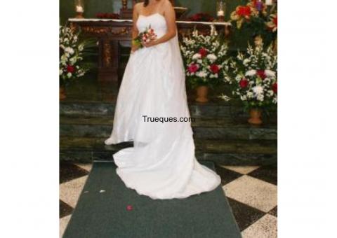 Lindo vestido de novia en trueque!