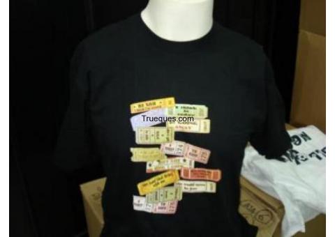 Lotes de camisetas variadas estrenar the beatles desde 50 hasta 8.500 camisetas