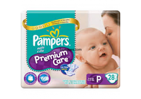 Pañales pampers morado talla p