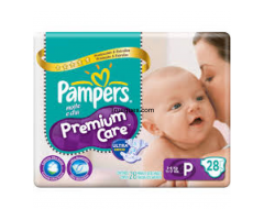 Pañales pampers morado talla p - 1/1