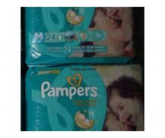 Pañales pampers talla m verde - 1/1