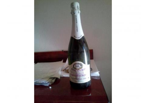 Botella champange real madrid copa europa del año 2000 por algo que me interese