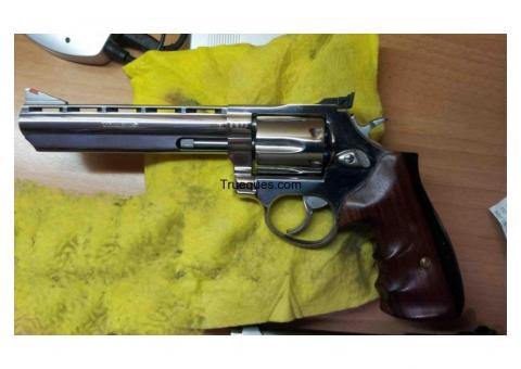 Revolver 38/357 en acero inoxidable por detector de metales