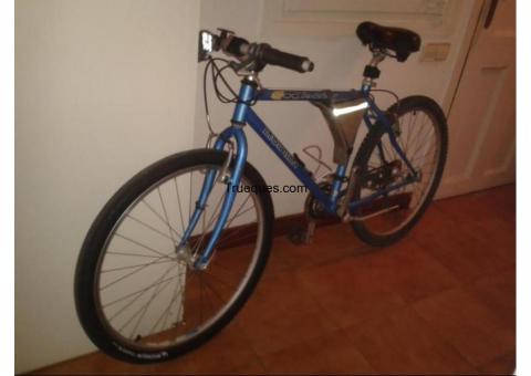 Bicicleta mountain-bike por bicicleta plegable