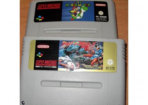 2 juegos de la antigua nintendo por algo antiguo que me guste