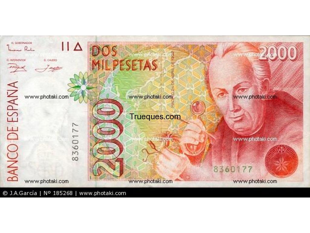 Billete de 2000 pesetas por escuco ofertas - 1/1
