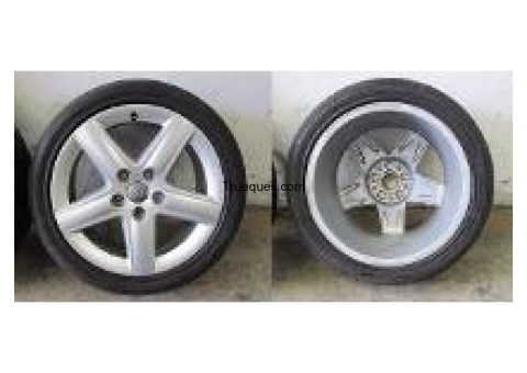 Llantas originales audi por llantas dodge 17'