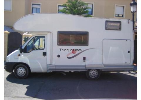 Autocaravana por casa de madera o parcela en la costa de huelva