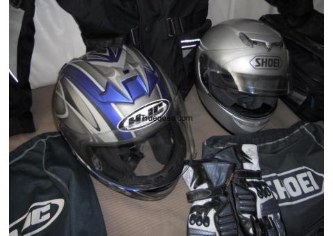 Cascos de moto por ya no se usan