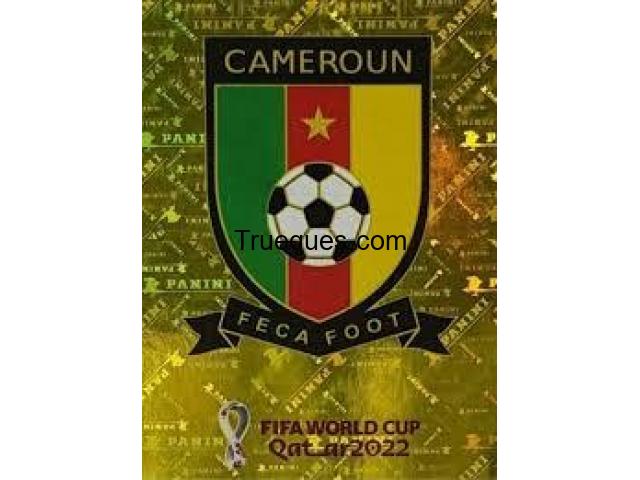 Figurita del mundial qatar 2022 escudo de camerun - 1/1