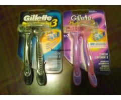 Afeitadoras gillette de dama y caballero - 1/1