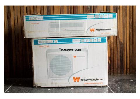 Aire acondicionado white westinghouse split 18.000btu