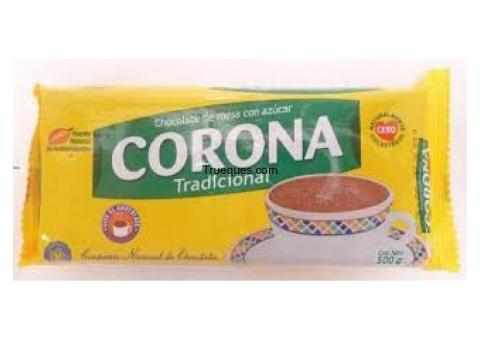 Busco chocolate de taza colombiano corona