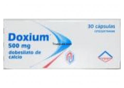 Busco medicamento doxium 500mg p/varices