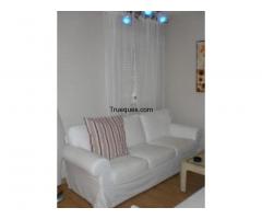 Lote dos sofas blancos - 1/1