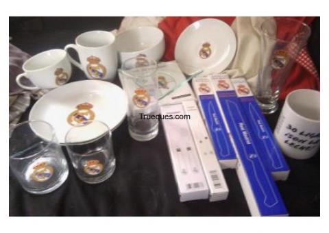 Vasos , tazas y vajilla real madrid