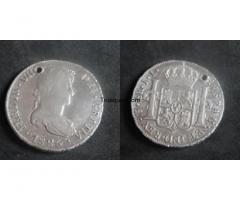 8 reales 1825 potosi . la ultima moneda española de america - 1/1