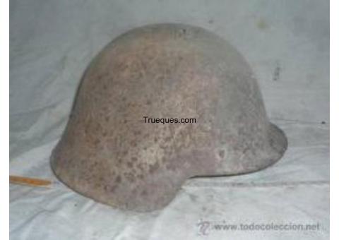 Cambio casco de la guerra civil española por otra cosa