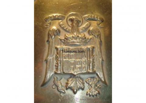 Hebilla de bronce utilizada por la guardia de franco