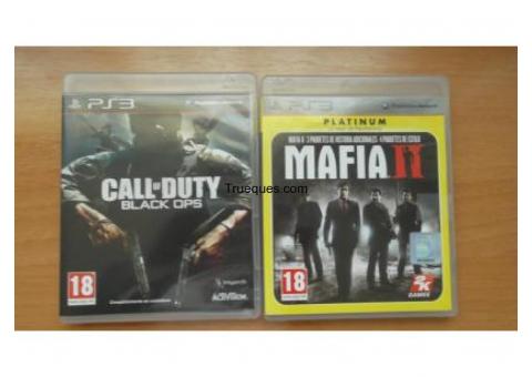 Cambio mafia ii y call of duty black ops de play 3