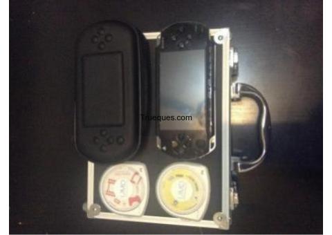 Psp pirateada con accesorios