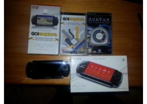 Psp slim+go explore+juego avatar y gta