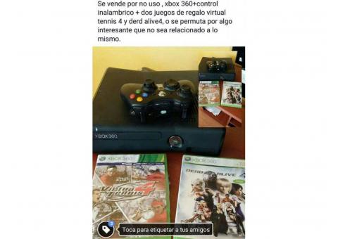 Xbox 360 5gb + kinetc + 3 juegos