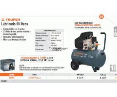 Cambio compresor trupper 50 litros 2.5 hp