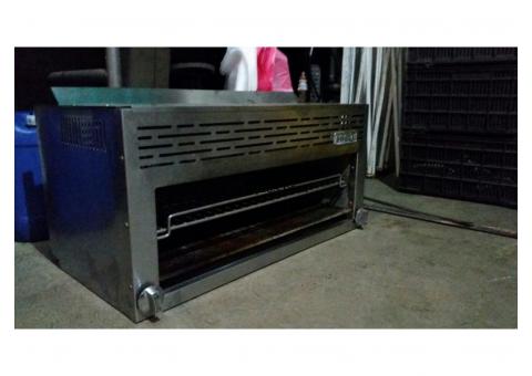 Horno gratinador a gas usado marca imperial modelo salamandra