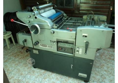 Maquinas offset imprenta ryobi 480n + hamada cd 700 venta o trueque