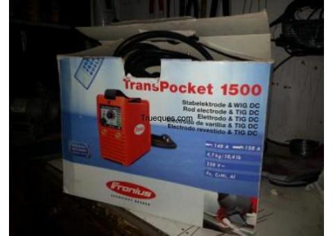 Soldadura fronius tranpocket 1500