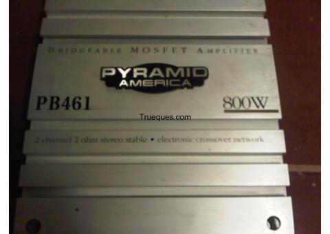 Amplificador piramyde de 800w x 2