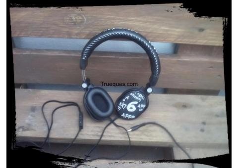 Auriculares approx negro/blanco dj graffiti