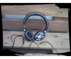 Auriculares approx negro/blanco dj graffiti