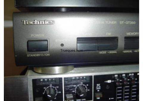 Cambio sintonizador technics por crossover 3 way stereo