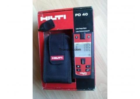 Medidor laser profesional hilti pd 40