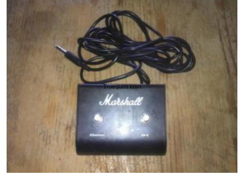 Pedal footswitch marshall channel / dfx sin led