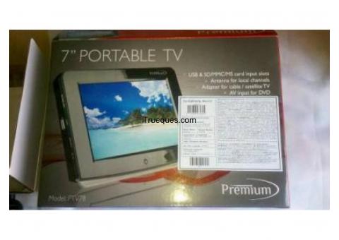 Portable tv 7`` marca premiun