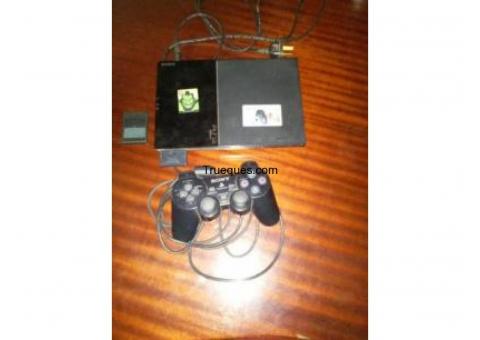 Play station 2 super sllim con memory de 8 mb