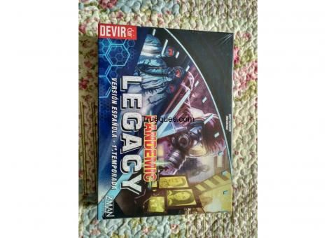 Juego de mesa pandemic legacy azul version española