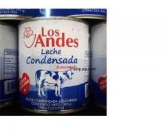 Leche condensada los andes