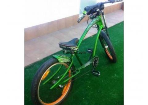 Bicicleta chopper, custom, urbana,